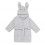 LILY BATHROBE RABBIT DUMBO GREY 3-4Y 202