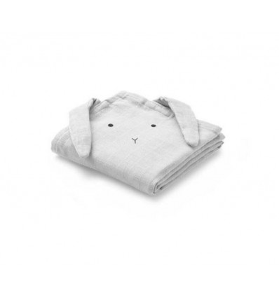 HANNAH MUSLIN CLOTH RABBIT DUMBO GREY 21