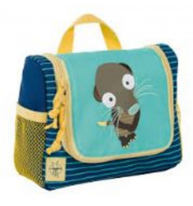 MINI WASHBAG WILDLIFE MEERKAT BLUE /