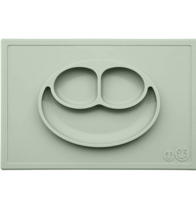 SET DE TABLE ET ASSIETTE EN UN VERT AMAN