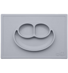 HAPPY MAT ALL IN ONE MAT&PLATE PEWTER 7