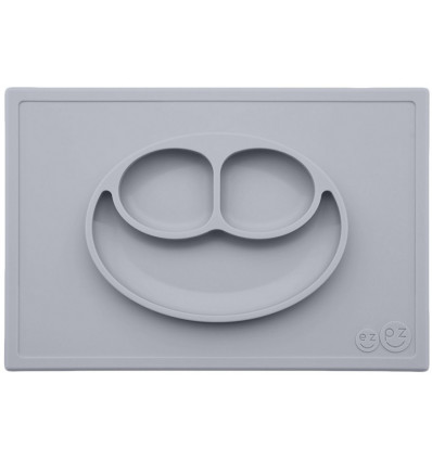 HAPPY MAT ALL IN ONE MAT&PLATE PEWTER 7