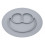 MINI MAT ALL IN ONE PLATE PEWTER 9