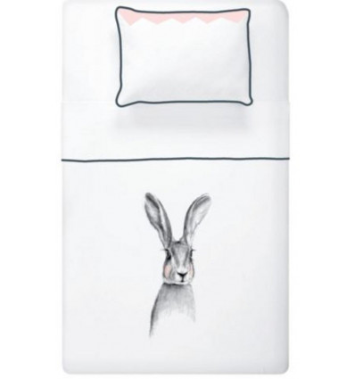 SET DUVET COVER 140X200 RABBIT 7