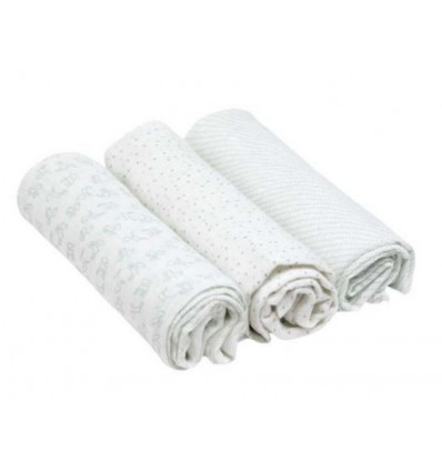 SWADDLE L 3P LELA LIGHT GREY 80X80 21