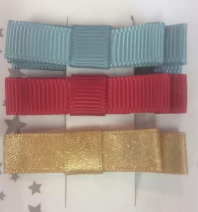 SET VAN 3 HAARSPELDJES MULTI KLEUREN 7