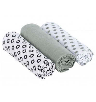 SWADDLE & BURP BLANKET L LITTLE 201