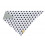 MUSLIN BANDANA LITTLE CHUMS STARS WHITE7