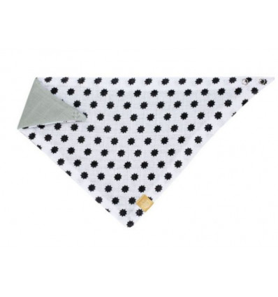 MUSLIN BANDANA LITTLE CHUMS STARS WHITE7