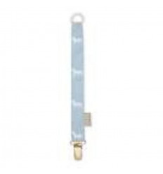 PACIFIER HOLDER CLASSIC HORSE DUSTY BLUE