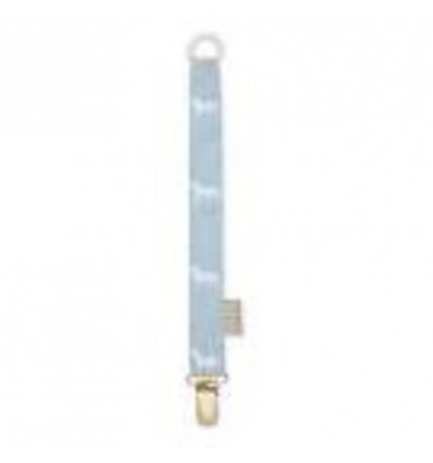 PACIFIER HOLDER CLASSIC HORSE DUSTY BLUE