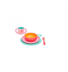 GO NATURAL-TODDLER FEEDING SET PEACH 241