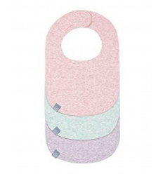 NEWBORN BIB 3P GIRLS PINK MINT LAVEND 21