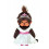 MONCHHICHI 20 CM MEISJE WITTE PRINSES 20