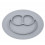 HAPPY IN ONE MAT&PLATE PEWTER (SILVER) 7