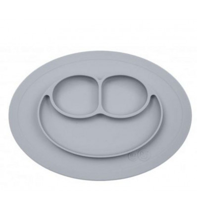 HAPPY IN ONE MAT&PLATE PEWTER (SILVER) 7