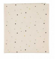 SPOTTY SHEET COT SAND/BLACK 7