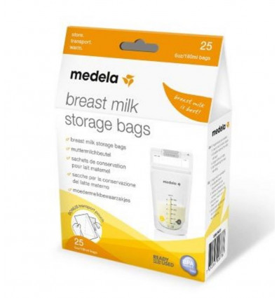 MOEDERMELKBEWAARZAKJES 180ML 25 ST 221