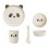 BAMBOO BOX SET PANDA CREME 1SIZE 202