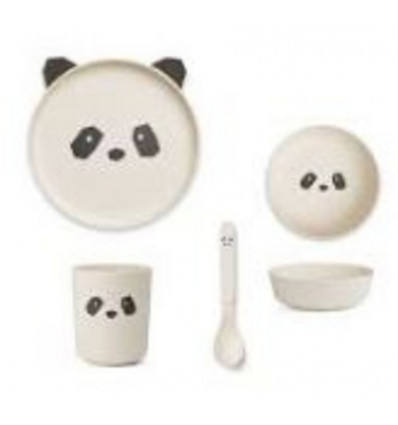 BAMBOO BOX SET PANDA CREME 1SIZE 202