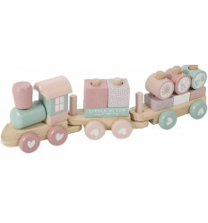 BLOKKENTREIN ADVENTURE PINK VANAF 12M 20