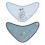 A&Z SET 2 BAVOIR BANDANA 20