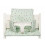 HIGH CHAIR CUSHION STRIPES OLIVE 232