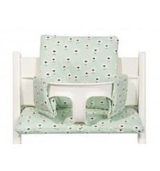HIGH CHAIR CUSHION STRIPES OLIVE 232
