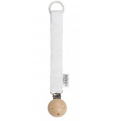 PACIFIER CLIP DIAMOND WHITE 21