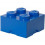 OPBERGBOX BRICK 4 BLAUW 72