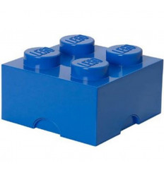 OPBERGBOX BRICK 4 BLAUW 72