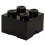 OPBERGBOX BRICK 4 ZWART 72