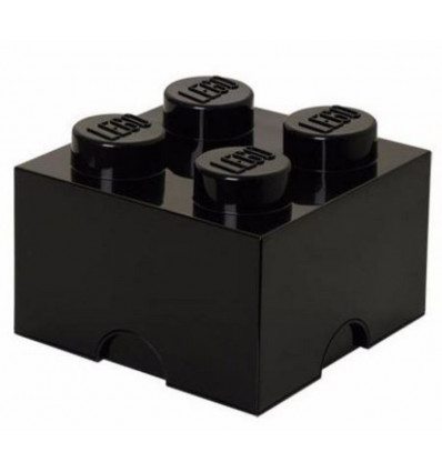 OPBERGBOX BRICK 4 ZWART 72