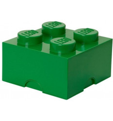 OPBERGBOX BRICK 4 DONKER GROEN 72