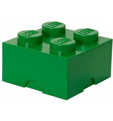 OPBERGBOX BRICK 4 DONKER GROEN 72