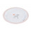 PLATE WITH SILICONE LELA NEW LIGHT PINK