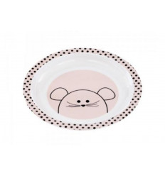 PLATE MELAMINE/SIL LITTLE CHUMS MOUSE 21