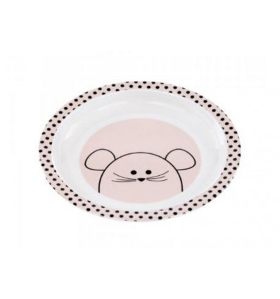 PLATE MELAMINE/SIL LITTLE CHUMS MOUSE 21