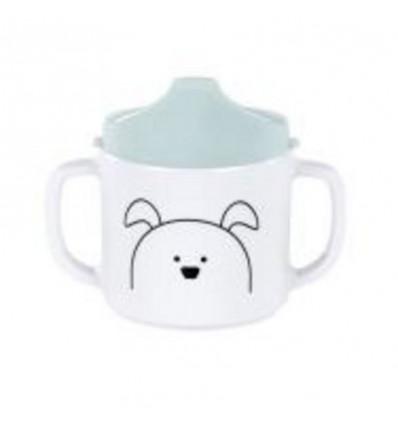 2-HANDLE CUP + LID LITTLE CHUMS DOG 21