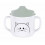 2-HANDLE CUP + LID LITTLE CHUMS CAT 21