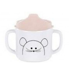2-HANDLE CUP + LID LITTLE CHUMS MOUSE 21
