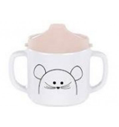 2-HANDLE CUP + LID LITTLE CHUMS MOUSE 21