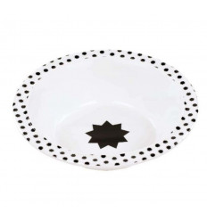 BOWL MELAMINE/SIL LITTLE CHUMS CAT 21