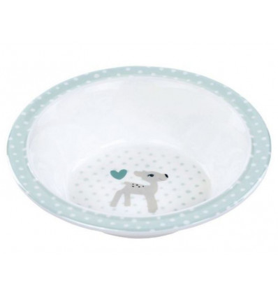 BOWL MELAMINE/SIL LELA LIGHT MINT 201