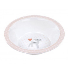 BOWL MELAMINE/SIL LELA LIGHT PINK 201