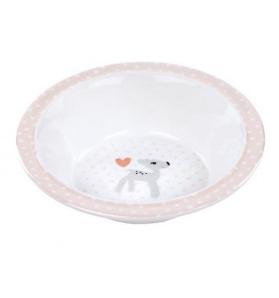 BOWL MELAMINE/SIL LELA LIGHT PINK 201