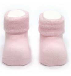 CAMBRASS CHAUSSONS 1-6M ROSE 9