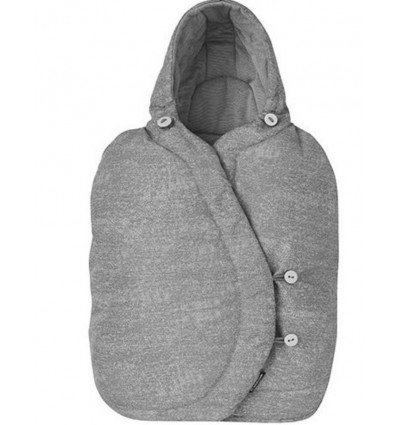 BABY FOOTMUFF NOMAD GREY / LIGHT GREY 20