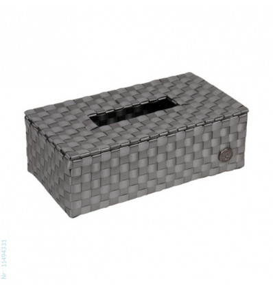 LUZZI TISSUE BOX DARK GREY 82