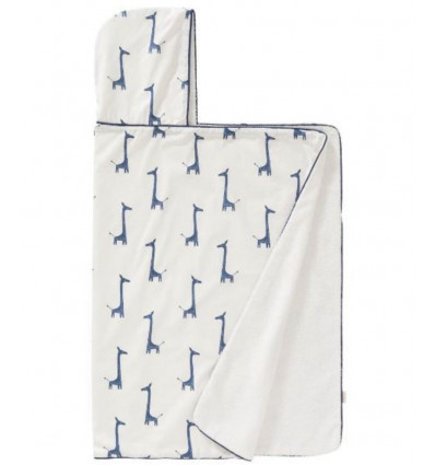 HOODED TOWEL GIRAF INDIGO BLUE 233